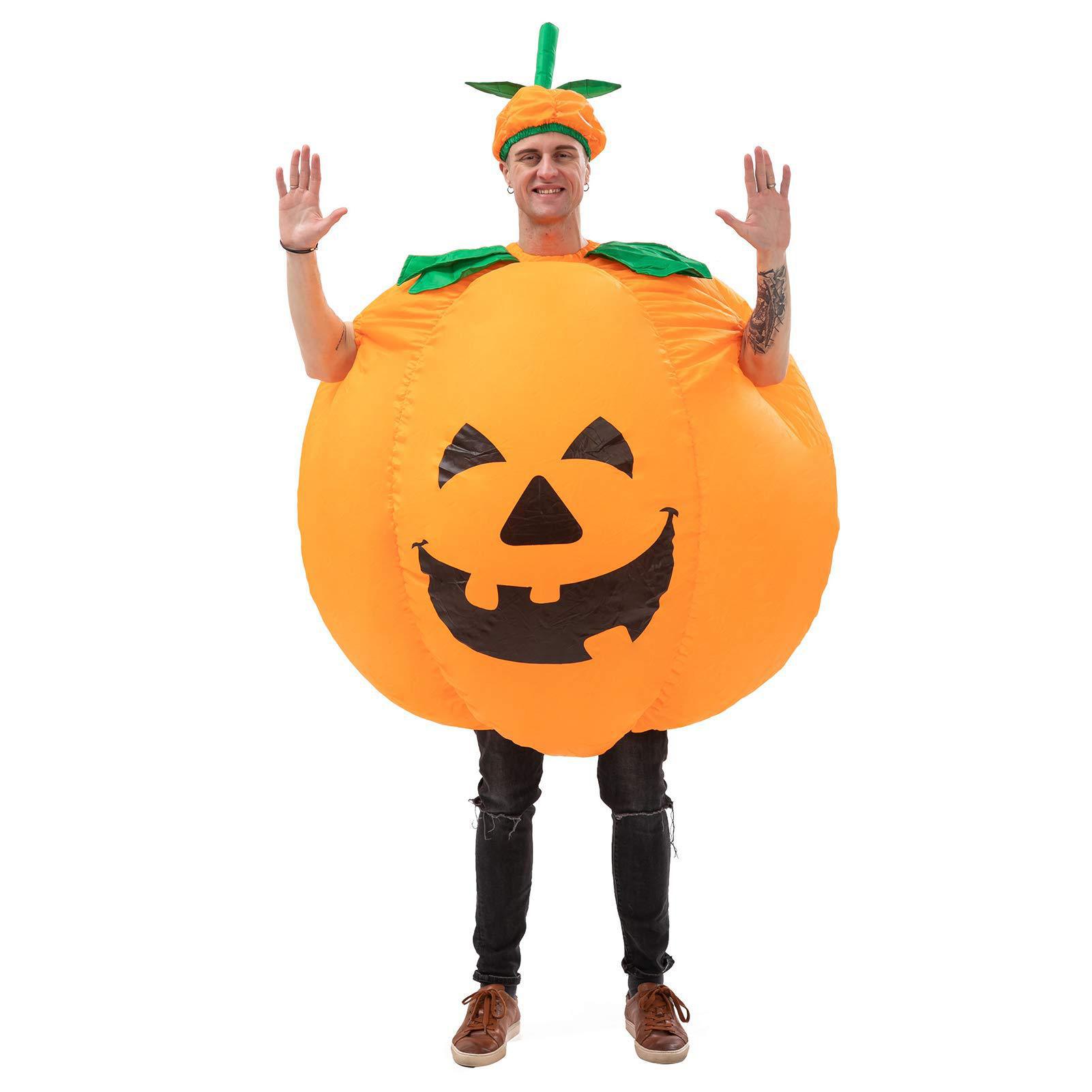 Costumes - Pumpkin Inflatable Costumes Harvest Festival Blow