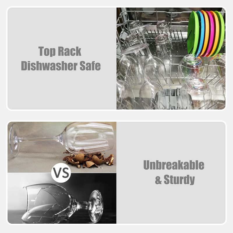 MICHLEY 2/4/6PCS Unbreakable P - Glow In The Dark Party Glasses recension och pris