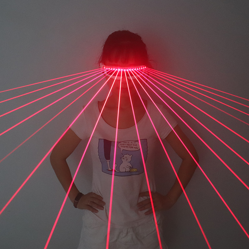 650nm Red Laser Glasses Stage  - Glow In The Dark Party Glasses recension och pris