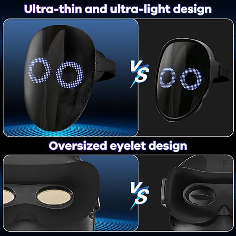 Led Mask with Voice Recognitio - Led Purge Mask Halloween recension och pris