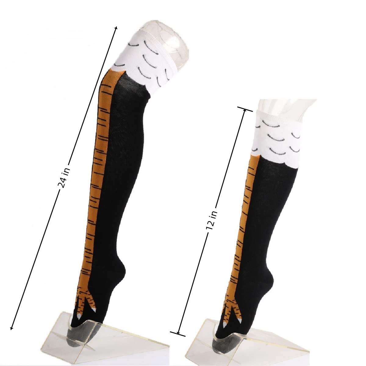 Women Thigh High Stockings Chi - Funny Chicken Leg Socks recension och pris