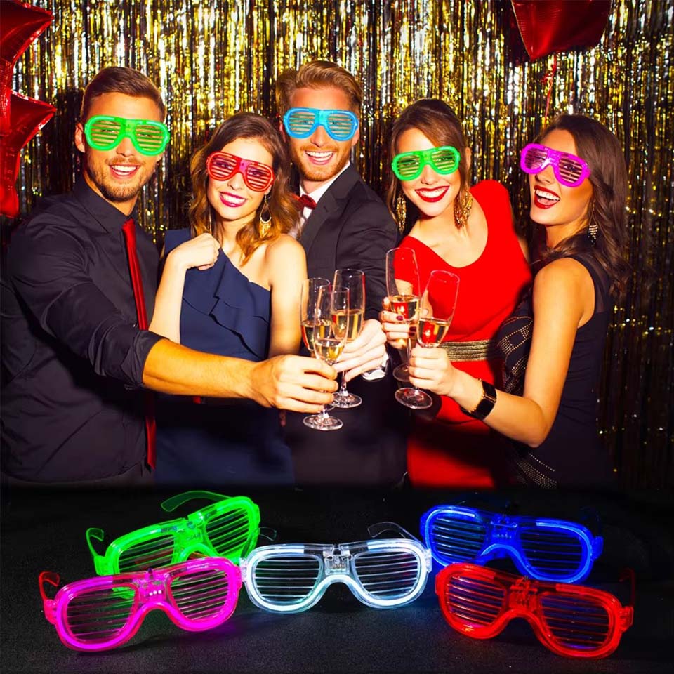 5-50 Pcs Light Up LED Glasses  - Glow In The Dark Party Glasses recension och pris