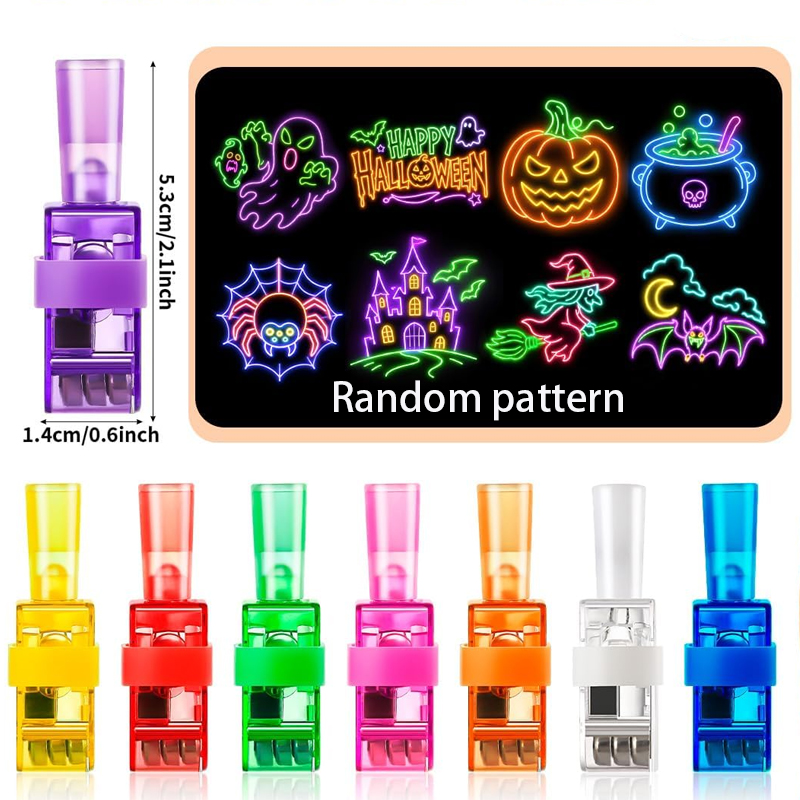 4/40PCS Halloween LED Finger L - Glow In The Dark Party Glasses recension och pris
