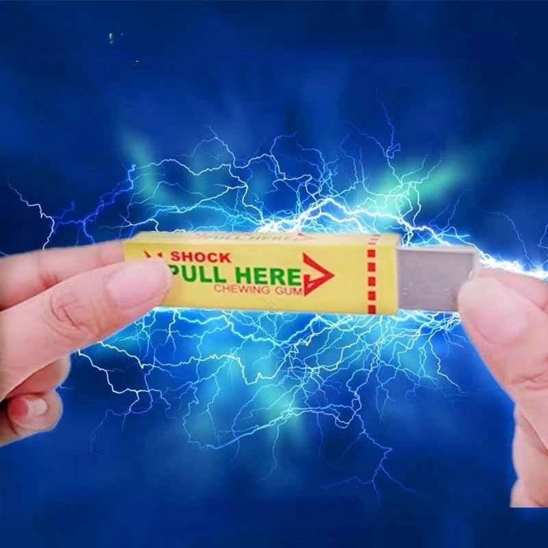 Electric Shock Joke Chewing Gu - Shock Pen Prank Toy recension och pris