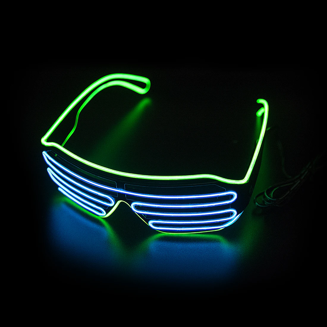LED Glowing Glasses Gafas Lumi - Glow In The Dark Party Glasses recension och pris