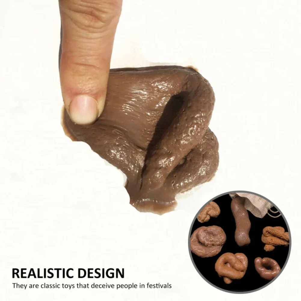 6pcs Realistic Fake Dog Poop P - Fake Poop Gag Gift recension och pris