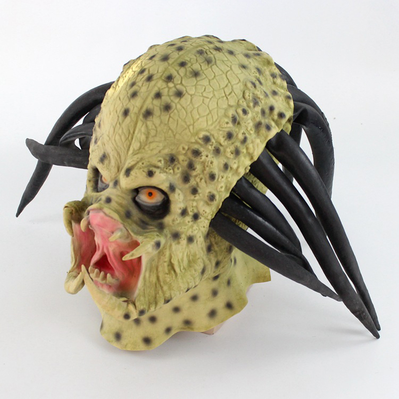 Latex Predator Head Mask Reali - Latex Alien Mask Realistic recension och pris
