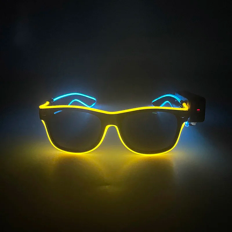 New Cool Wireless Glowing LED  - Glow In The Dark Party Glasses recension och pris