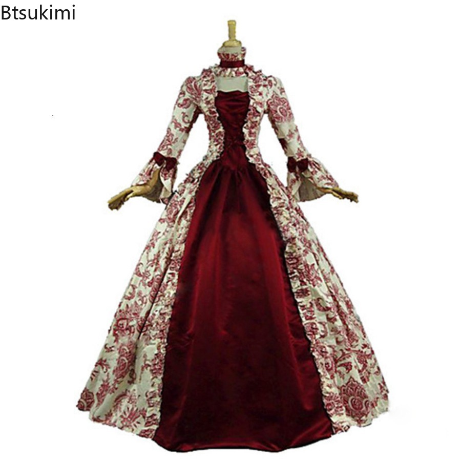 New Medieval Flare Sleeve Dres - Medieval Renaissance Dress Women recension och pris
