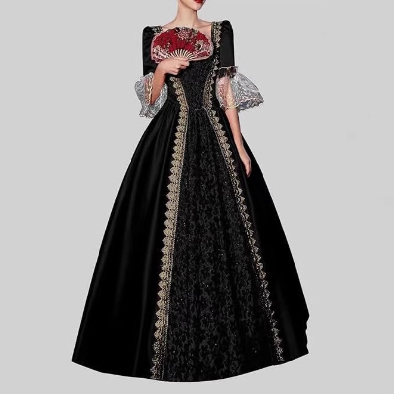 S‑5XL Women New Medieval Renai - Medieval Renaissance Dress Women recension och pris