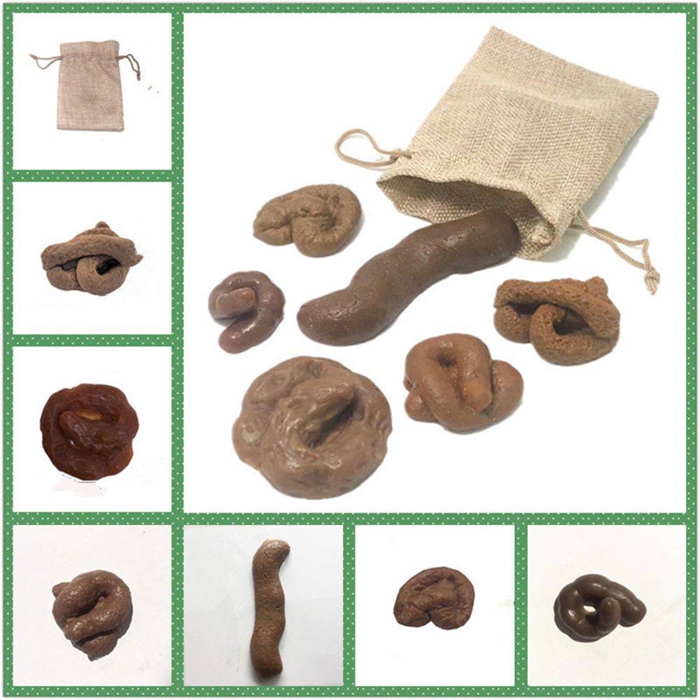 6Pcs Turd Tricky  Fool's Holid - Fake Poop Gag Gift recension och pris
