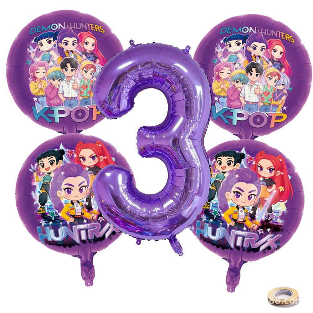 K P Foil Balloon Set Girl Grou - Party Supplies recension och pris