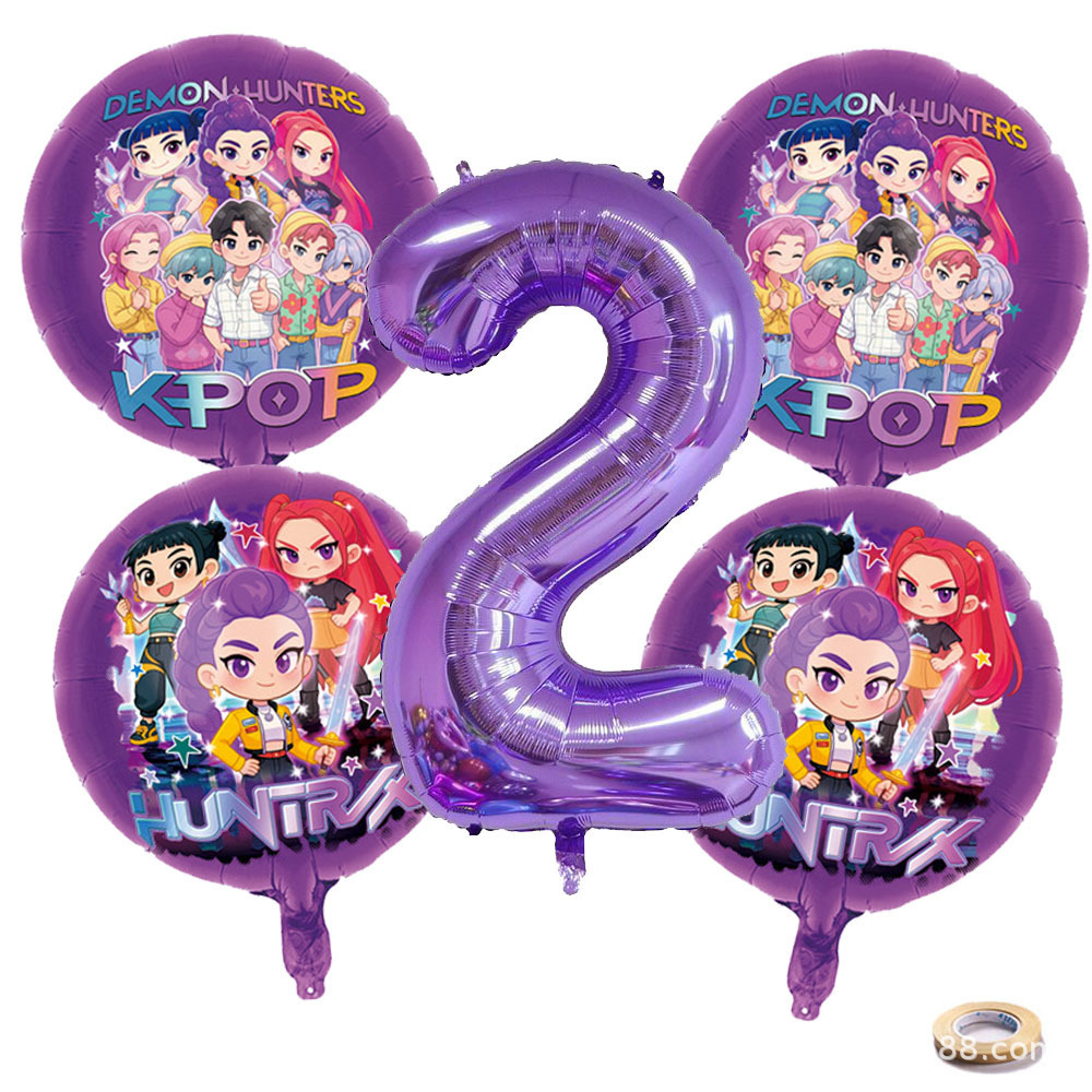 K P Foil Balloon Set Girl Grou - Party Supplies recension och pris