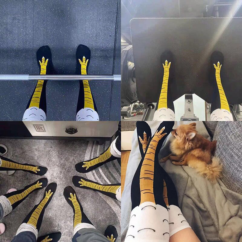 Women Chicken Paws Socks Anime - Funny Chicken Leg Socks recension och pris