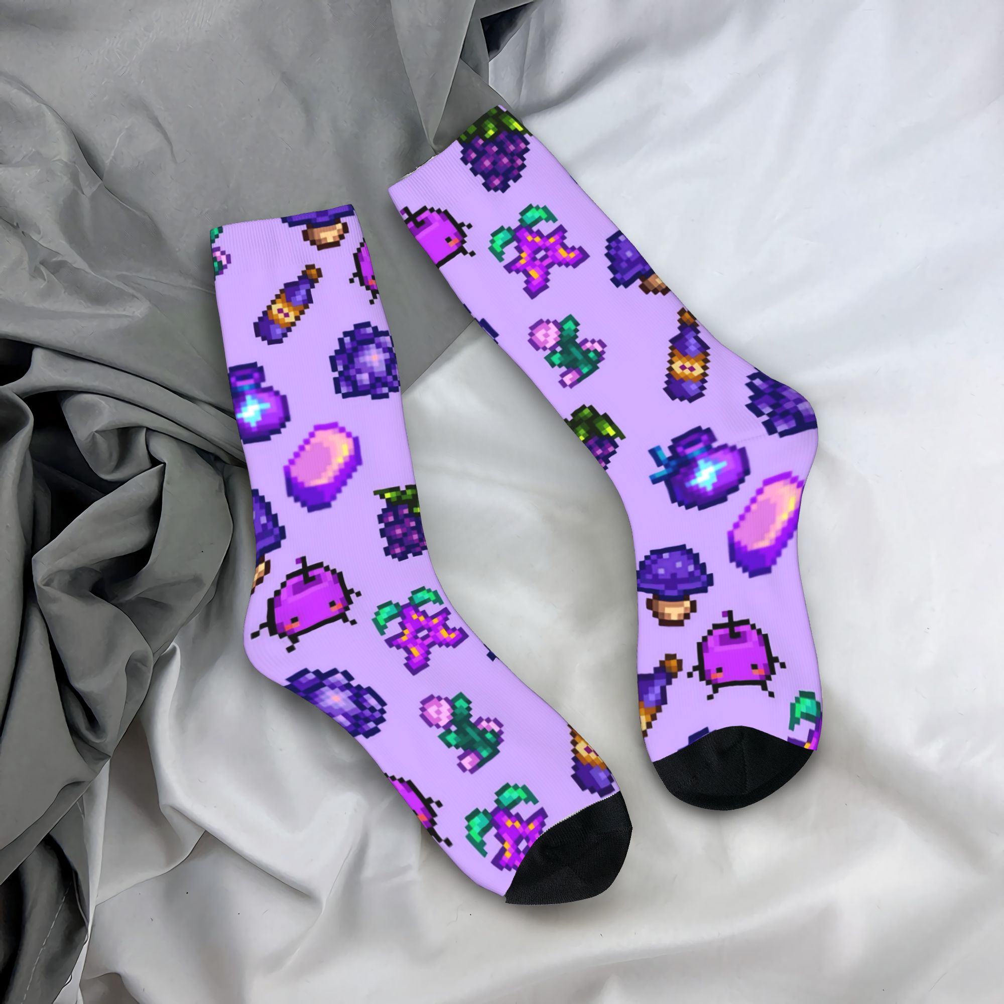 Stardew Valley Animals Chicken - Funny Chicken Leg Socks recension och pris