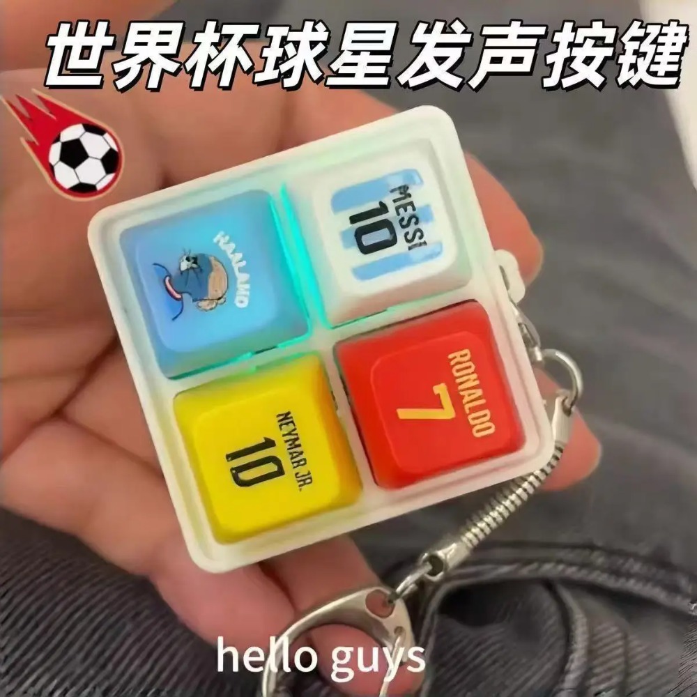 Haaland Fun Button Keychain So - Prank Toys recension och pris