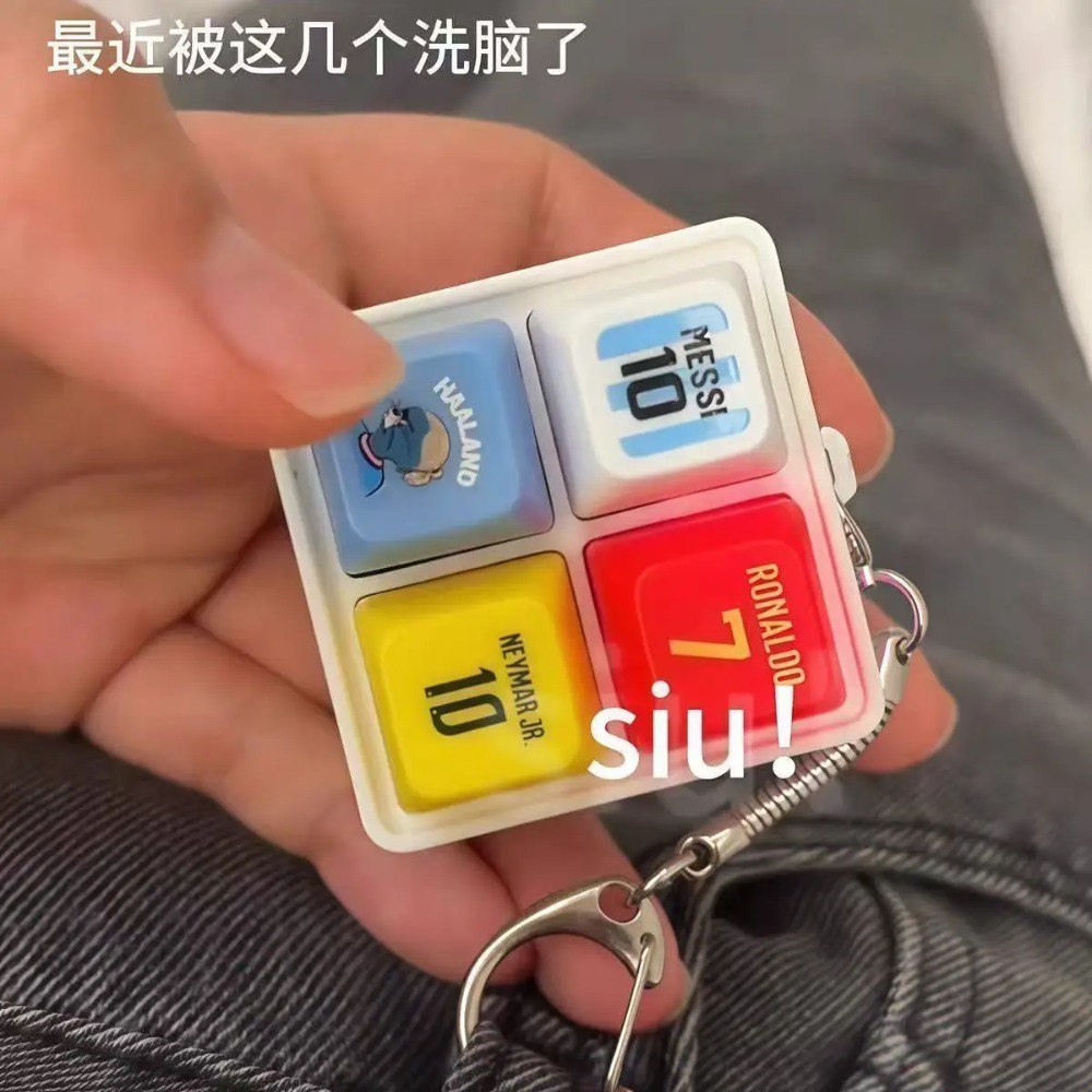 Haaland Fun Button Keychain So - Prank Toys recension och pris