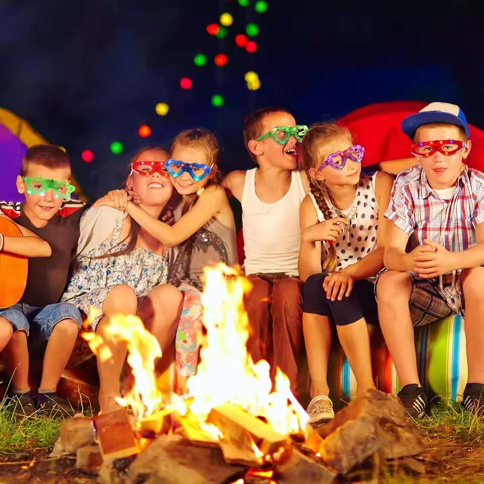 10/20/30/40/50 Pcs LED Light U - Glow In The Dark Party Glasses recension och pris
