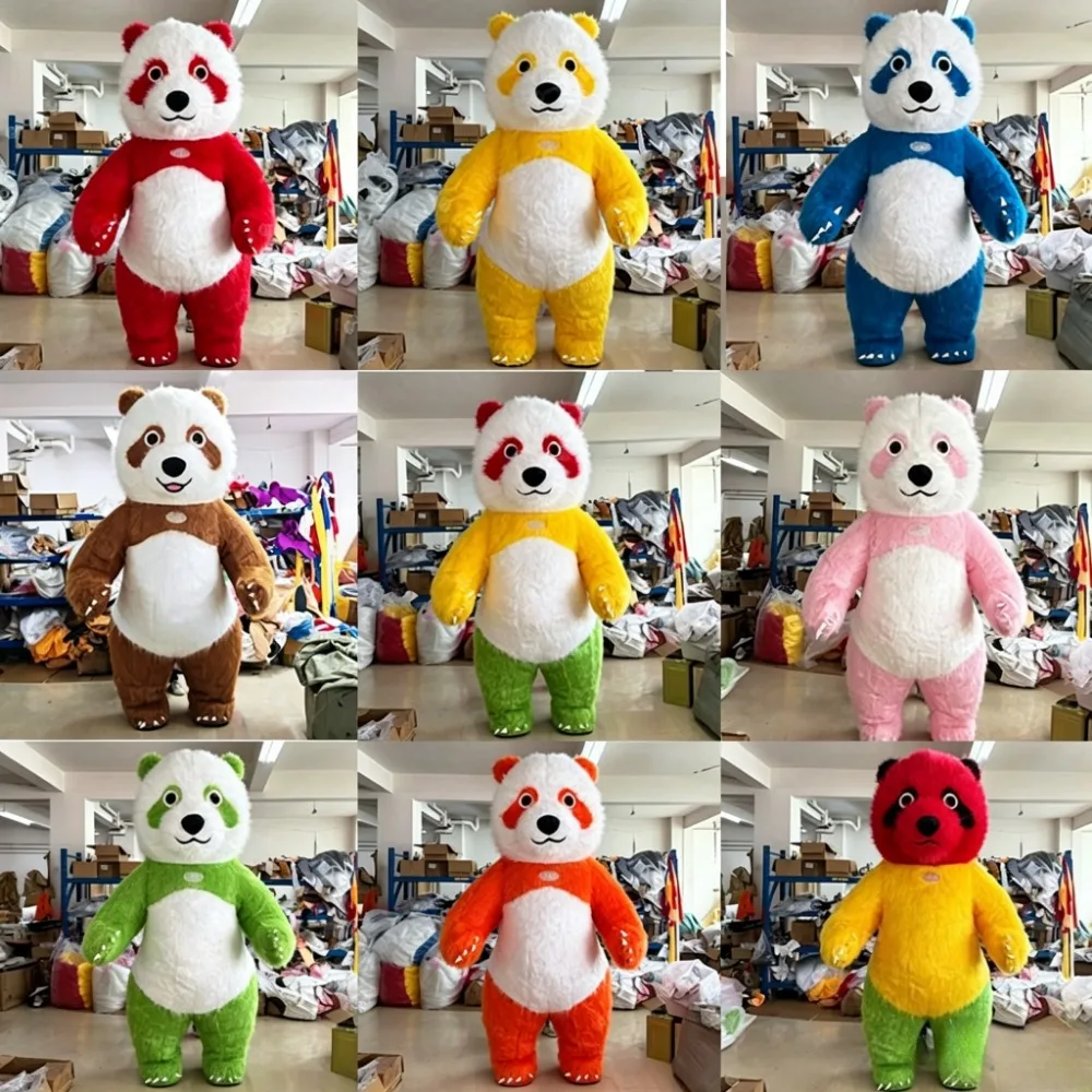 Colorful Giant Panda Inflatabl - Costumes recension och pris
