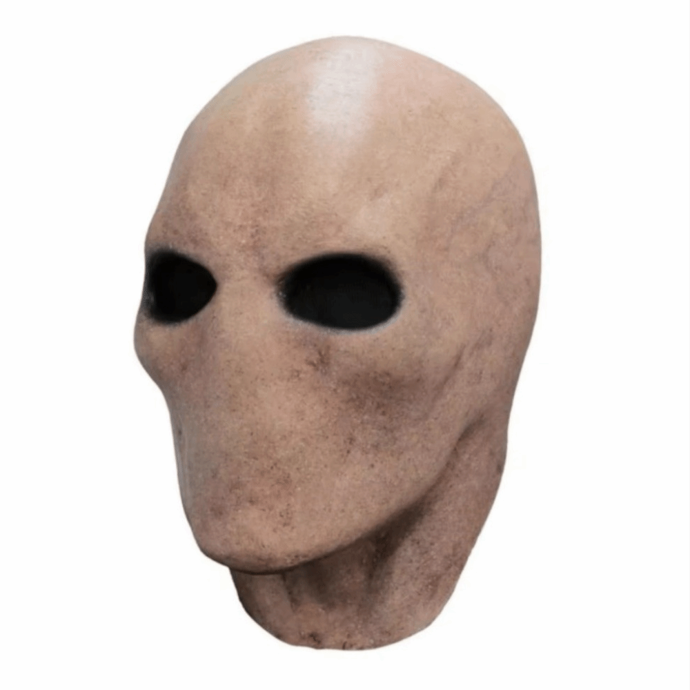 Faceless Man Halloween Slender - Latex Alien Mask Realistic recension och pris