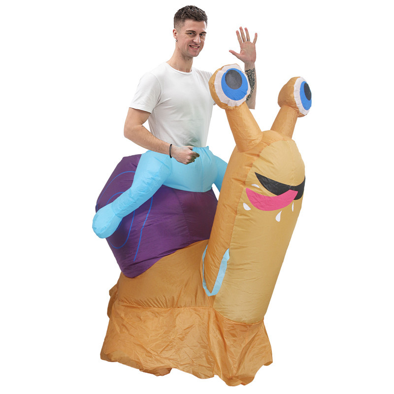 Riding Snail Inflatable Costum - Costumes recension och pris