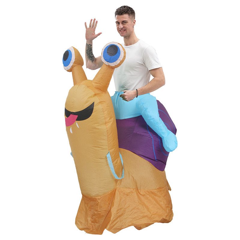 Riding Snail Inflatable Costum - Costumes recension och pris