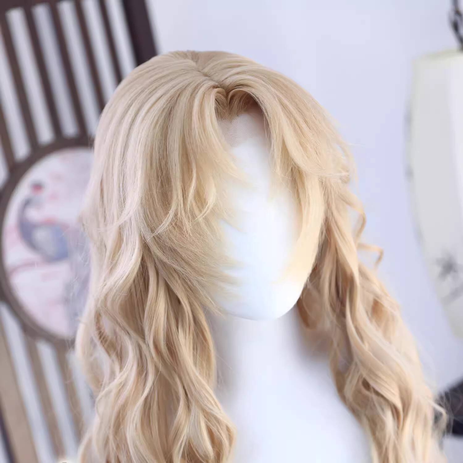 Vermouth Berumotto Styled Wig  - Anime Cosplay Wig Heat Resistant recension och pris