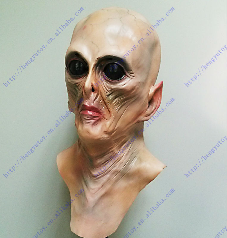 Deluxe Alien Mask Realistic La - Latex Alien Mask Realistic recension och pris