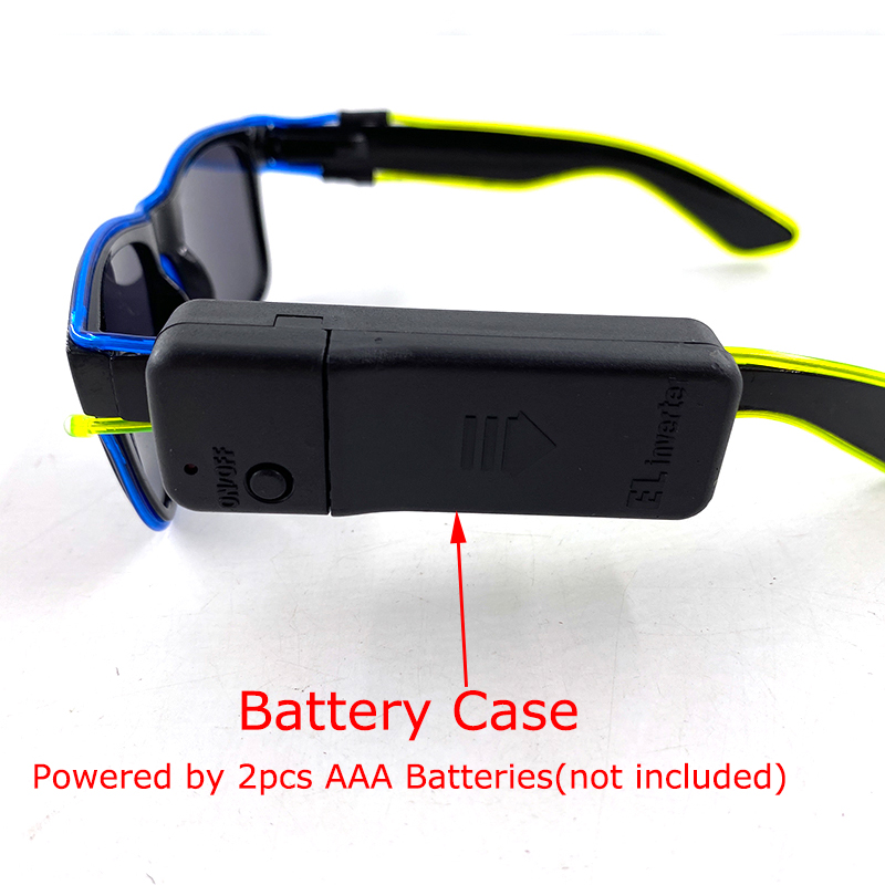 Wireless Cool LED Sunglasses f - Glow In The Dark Party Glasses recension och pris